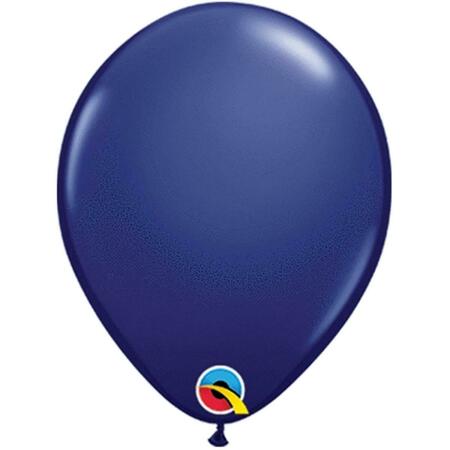 LOFTUS INTERNATIONAL 5 in. Navy Blue Balloon - 100 per Bag Q5-7125